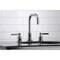 Kingston Brass FSC8939DL Concord Widespread Bathroom Faucet W/ Brass Pop-Up, Nickel FSC8939DL - alternate 4